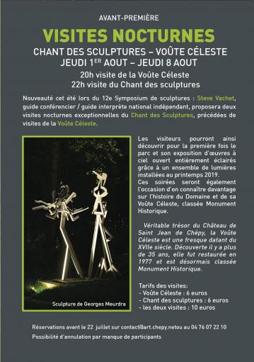 Domaine Saint Jean de Chépy - Programme visites nocturnes 2019