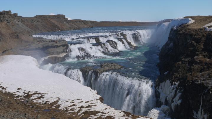 Islande Cascade de Gullfoss