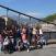 Petite photo de groupe sur la passerelle Saint-Laurent