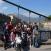 Petite photo de groupe sur la passerelle Saint-Laurent