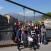 Petite photo de groupe sur la passerelle Saint-Laurent