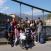 Petite photo de groupe sur la passerelle Saint-Laurent