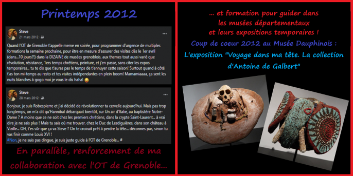 Printemps 2012 : Renforcement de la collaboration avec l'Office de Tourisme de Grenoble