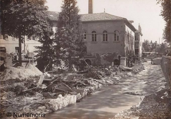 Inondation 1897 - Destruction des papeteries