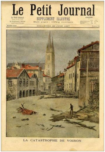 Inondation 1897 - Le Petit Journal Dimanche 20 Juin 1897