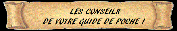 Les conseils de votre guide de poche