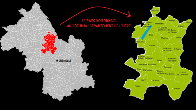 Pays voironnais dans l'isere 2017