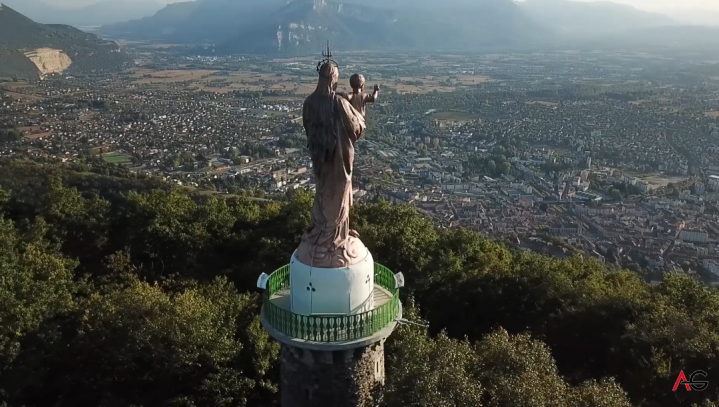 Voiron notre dame de vouise vue sur la ville ndvouise fr